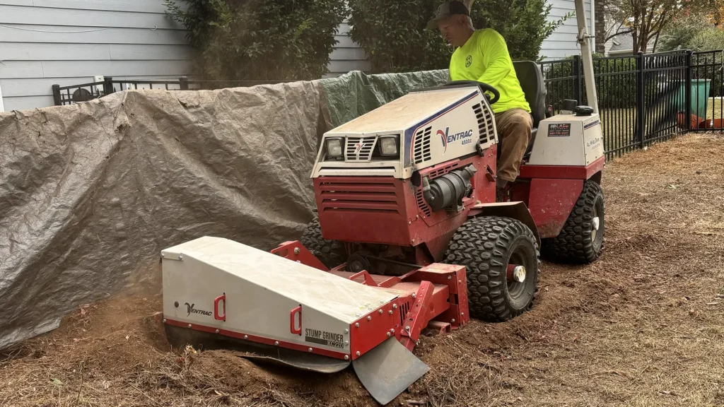 stump grinding service in Wake Forest NC